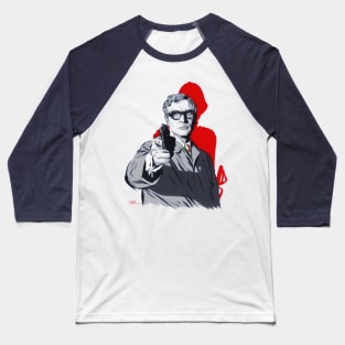 Michael Caine - An illustration by Paul Cemmick Baseball T-Shirt